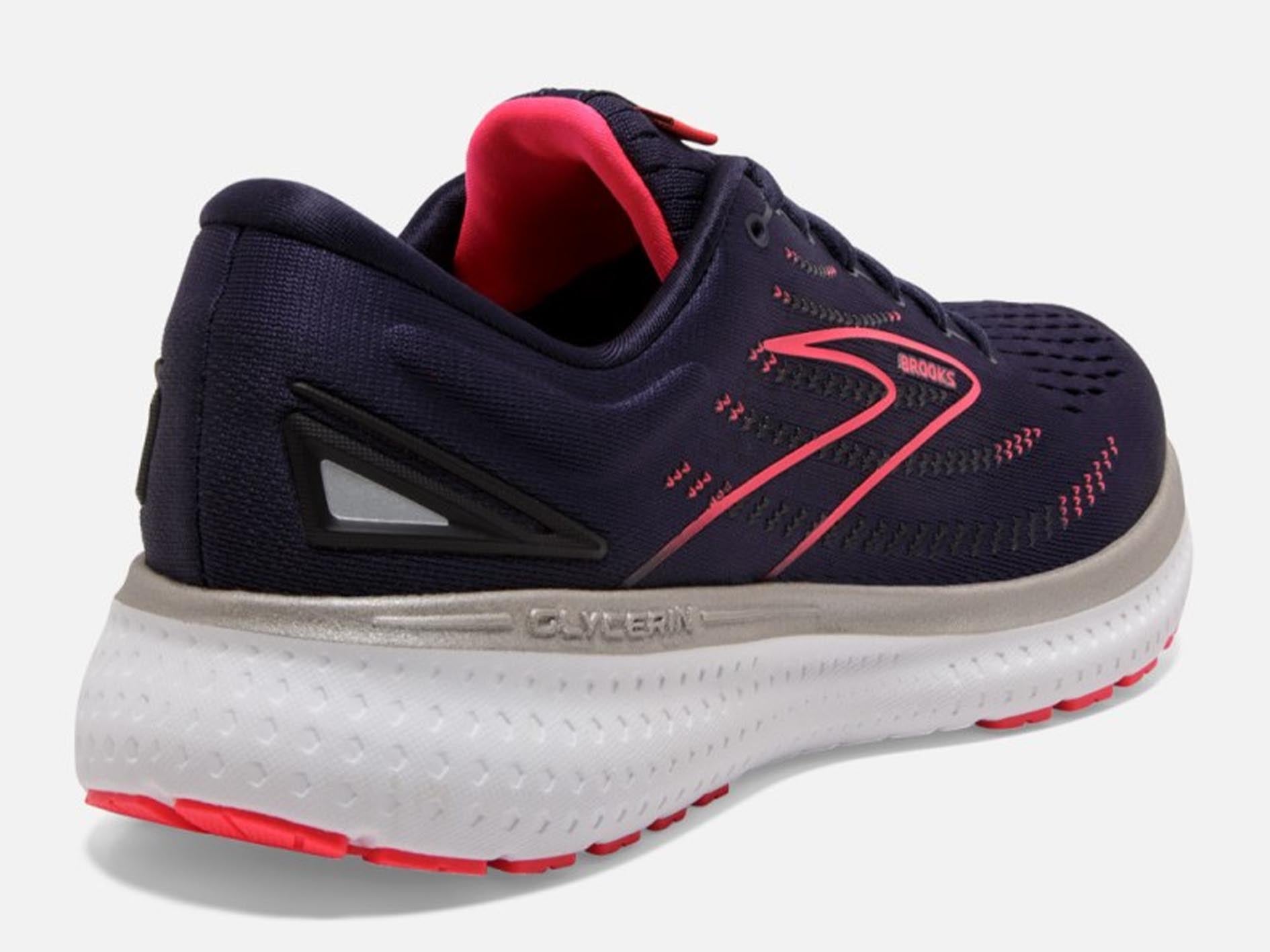 Brooks Women's Glycerin 19 Running Shoes - Cushioned Neutral Support for Long Distance & Marathon Training - Perfect for Road Running, Gym Workouts & Daily Comfort