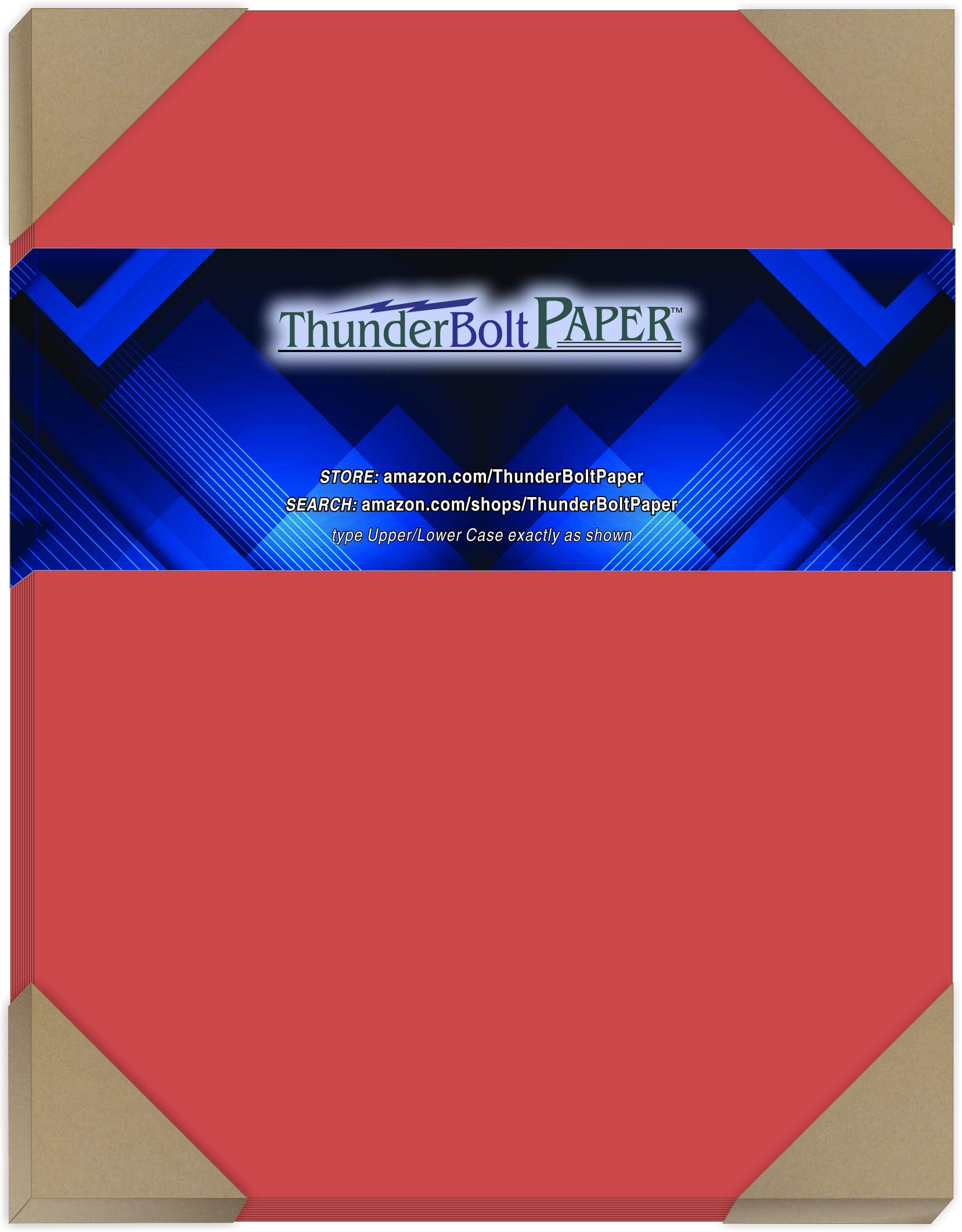 75 Bright Apple Red 65# Cardstock Paper - 8.5
