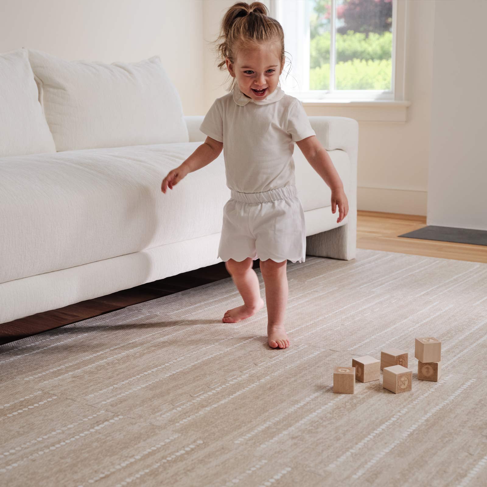 Little Nomad Play Mat | Aspen - Non-Toxic Baby Playmat for Crawling & Tummy Time | Soft & Safe Floor Mat for Nursery, Playroom & Daycare