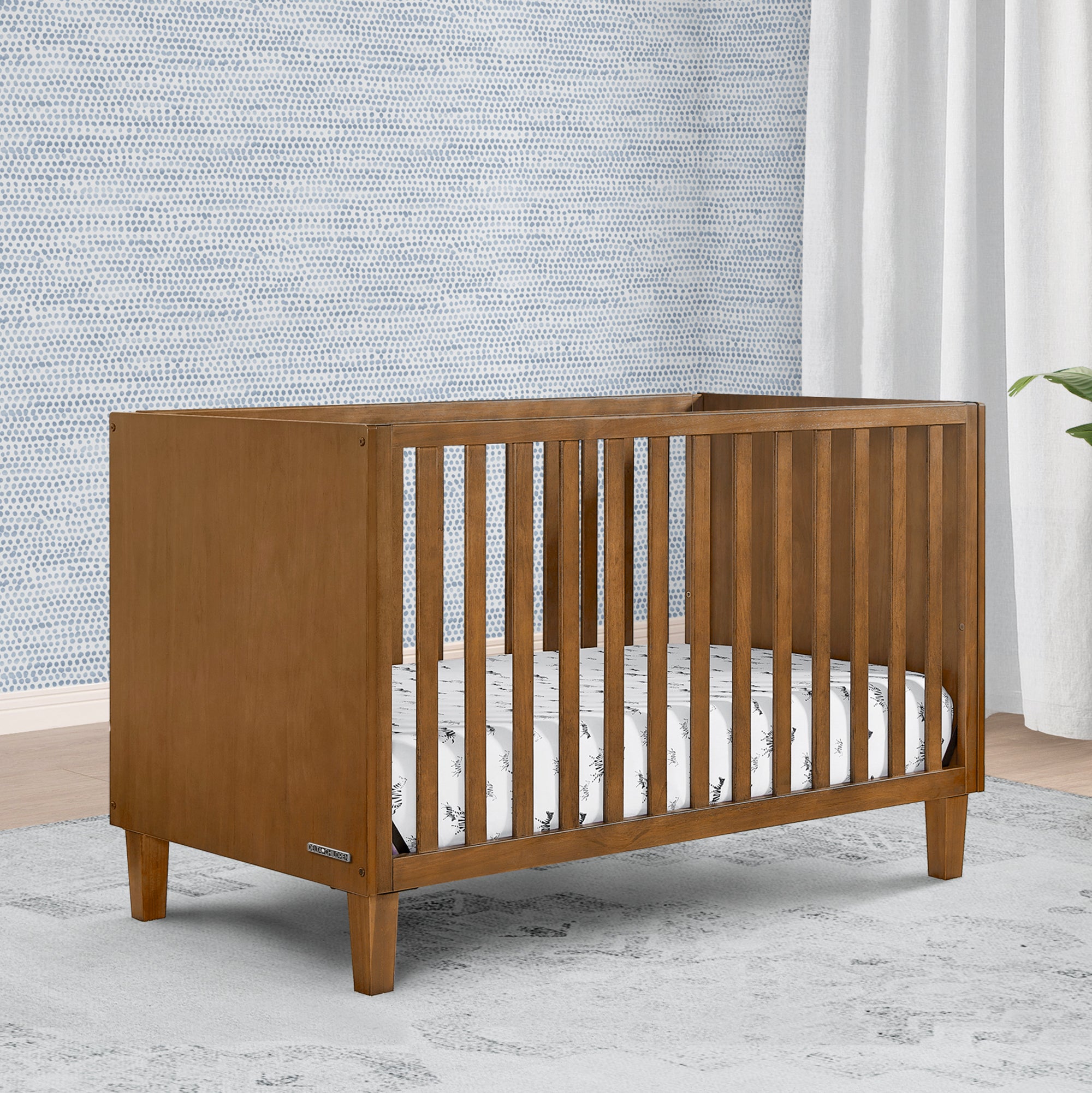 Sonny 4-in-1 Convertible Baby Crib - Toddler Bed, Daybed & Full-Size Bed - Safe Nursery Furniture for Boys & Girls - Perfect for Bedrooms, Daycare & Guest Rooms