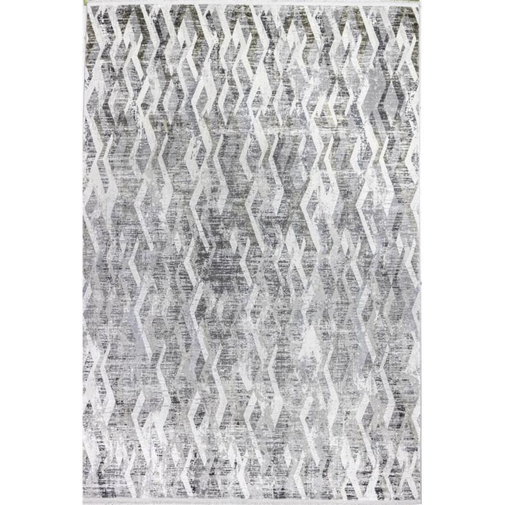 Bashian Collection 4’ x 6’ Luxury Power Loom Area Rug - Soft Viscose & Durable Polyester Blend - Modern Beige/Grey Runner Rug for Entryway, Living Room, Bedroom - Perfect for Home Decor & High Traffic Areas