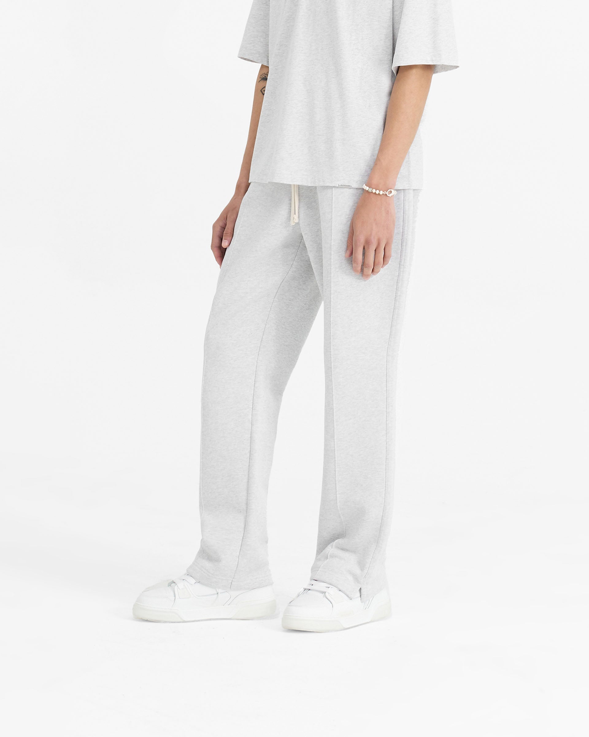 Initial Sweatpant - Ice Grey Marl | Comfortable Casual Joggers for Men & Women | Perfect for Lounge, Gym, and Everyday Wear
