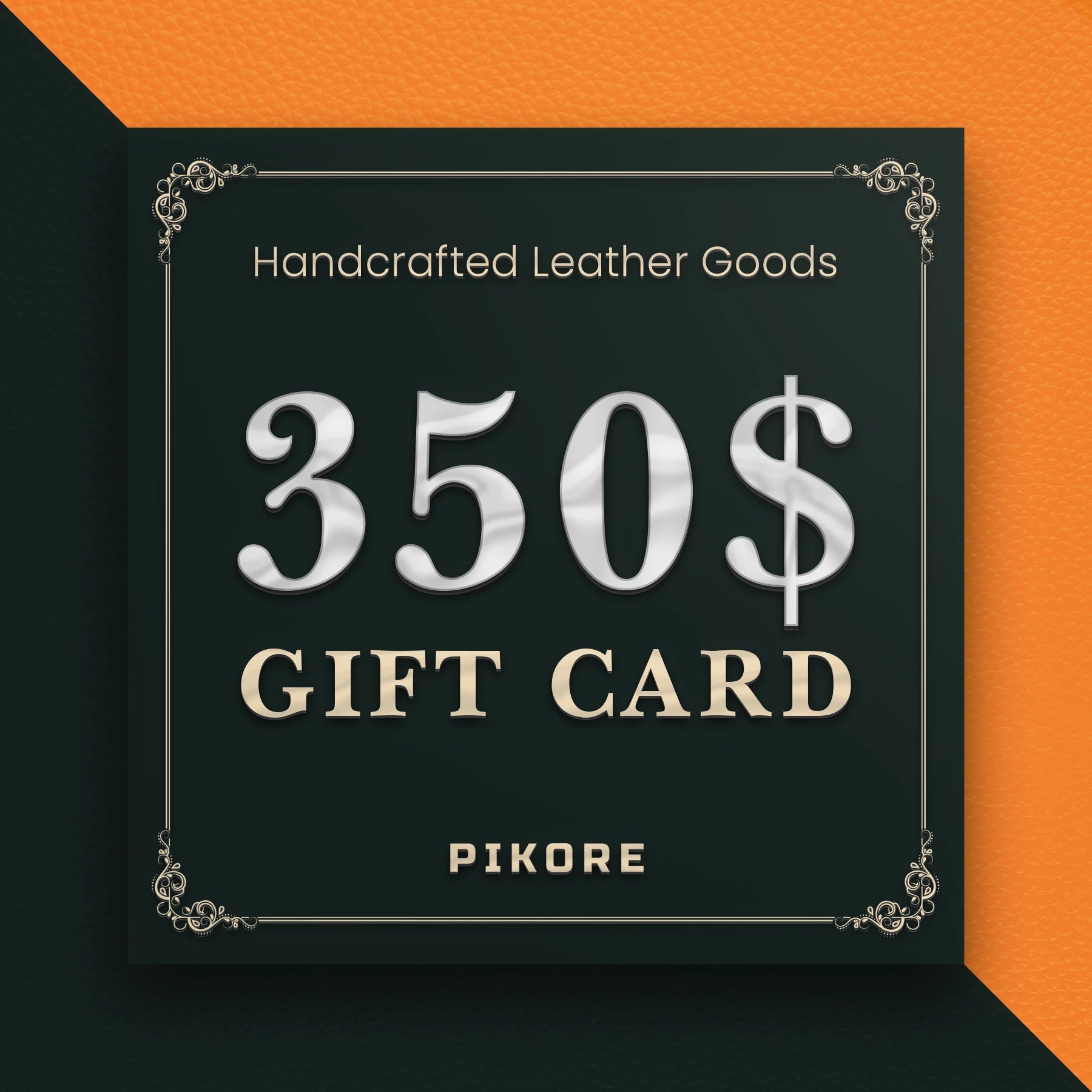 Pikore Genuine Leather Gift Card Holder - Premium RFID Blocking Wallet for Credit Cards & Cash - Perfect for Men & Women - Ideal for Travel, Business, and Everyday Use