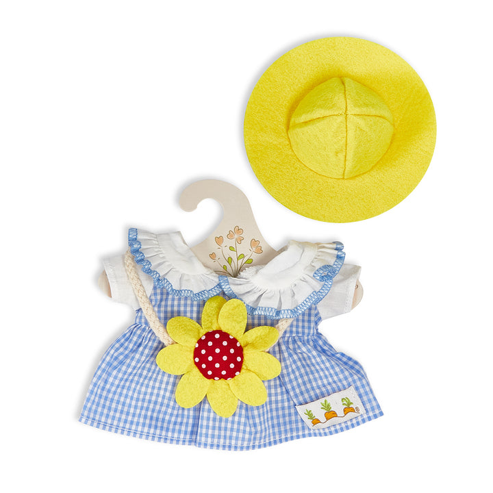 Sunflower Dress Set for Girls - Cute Floral Outfit for Kids | Perfect for Summer, Parties & Photos
