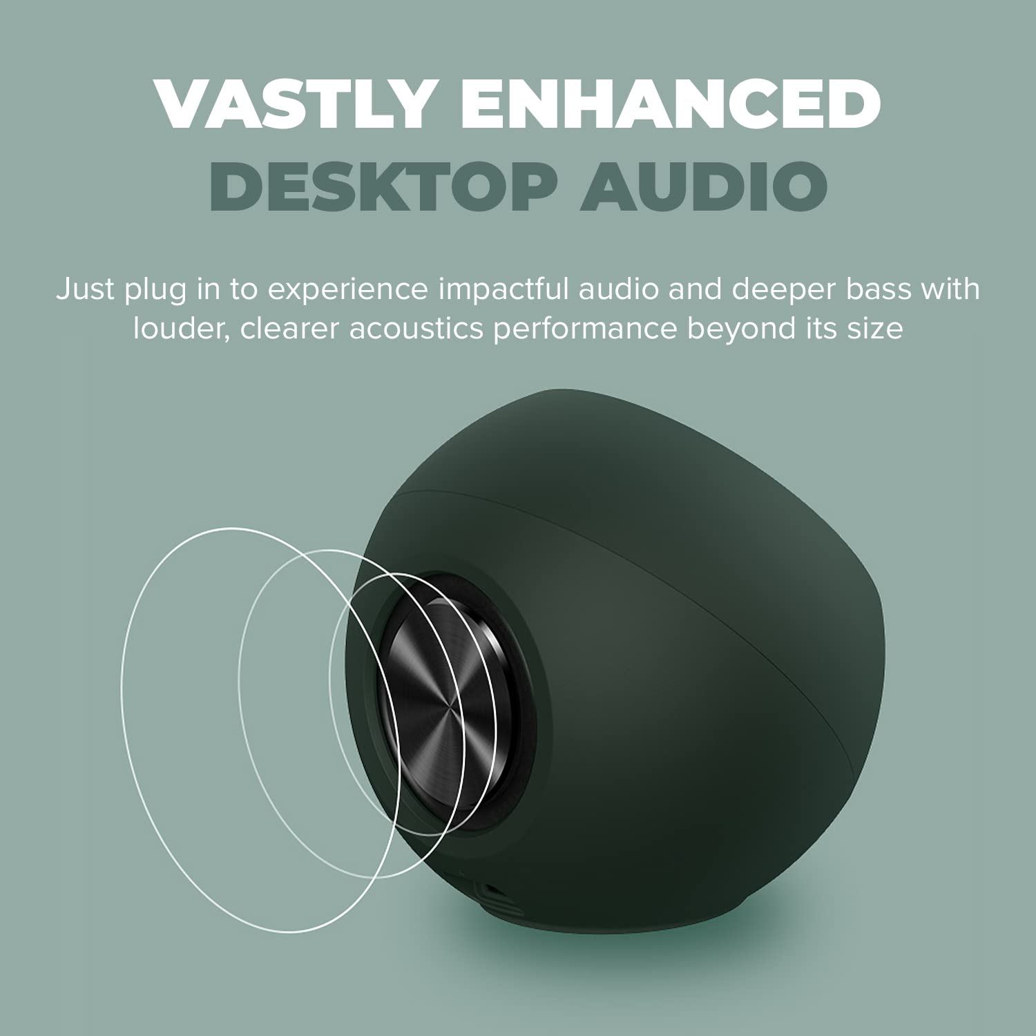 CREATIVE Pebble Pro 2.0 USB-C PC Speakers with Bluetooth 5.3, RGB Custom Lighting, USB Audio & 3.5mm Jack - Premium Computer Sound for Gaming, Streaming & Home Office Setup