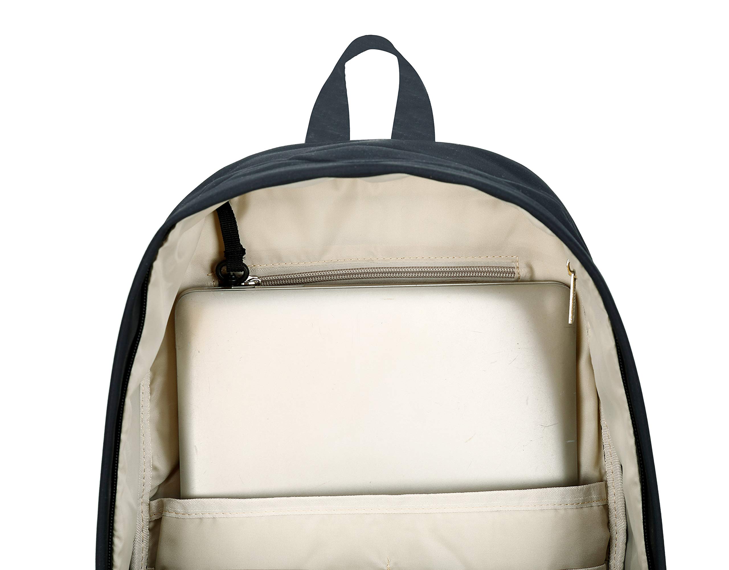 Stylish Black Classic Backpack for Women & Teen Girls - School Backpack with Chain Decor - Perfect for College, Travel & Everyday Use