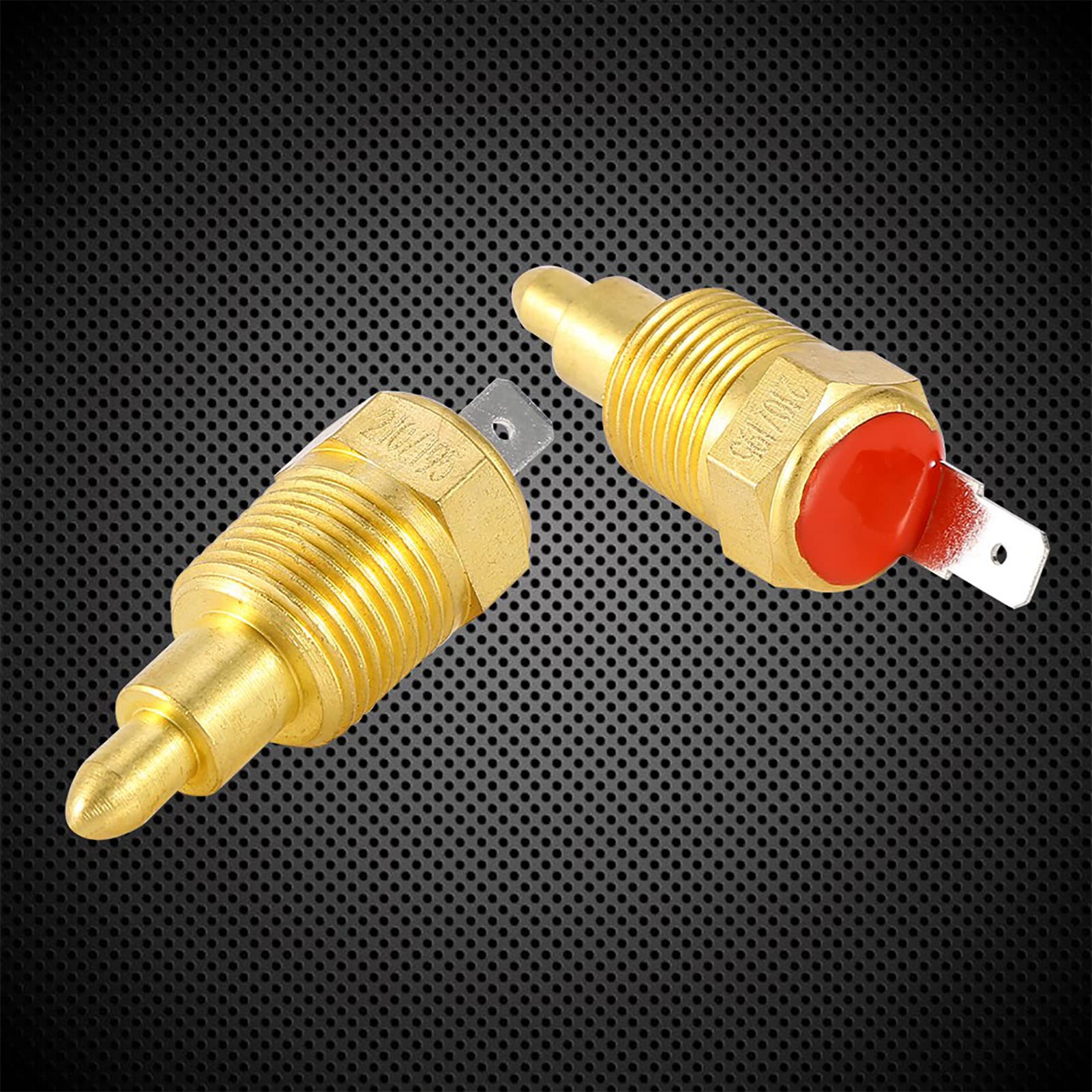 Universal 210-195°F Electric Engine Cooling Fan Thermostat Temperature Switch - Automotive Radiator Fan Control for Cars, Trucks & SUVs - Perfect for Overheating Protection & Engine Temperature Regulation