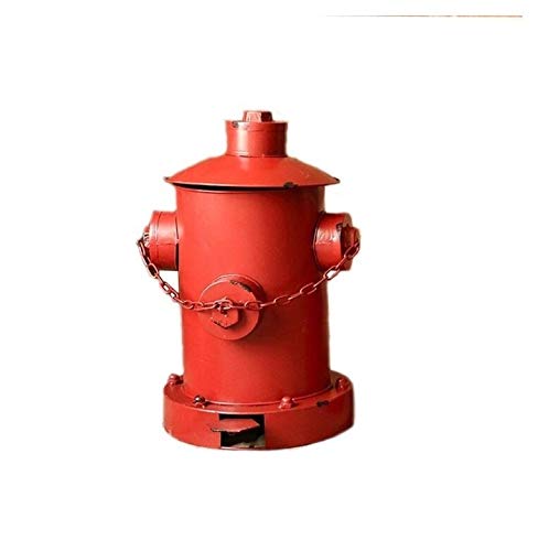 Stainless Steel Trash Can with Lid - 30L/8Gal Garbage Bin for Home, Office, School, Mall & Street - Durable Recycling Waste Bin with Fire Hydrant Design (Red) - Perfect for Kitchen, Bathroom, Outdoor & Public Spaces