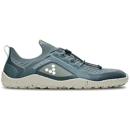 Vivobarefoot Men's Primus Trail Knit FG Barefoot Shoes - Balsam Green - Lightweight Hiking & Trail Running Shoes for Natural Movement