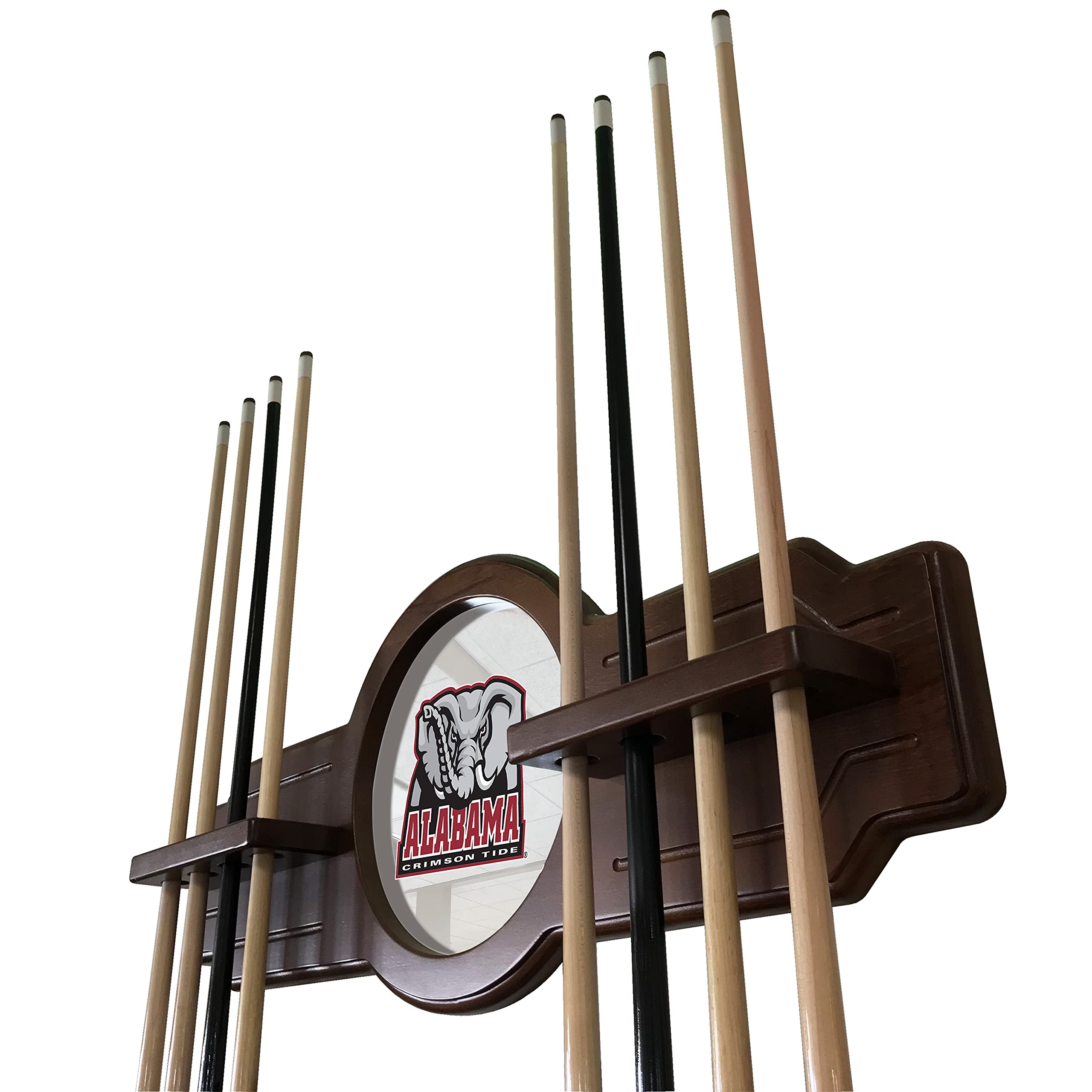 Premium Alabama Cue Rack in Chardonnay Finish - Handcrafted Pool Cue Holder by Holland Bar Stool | Perfect for Billiard Rooms, Game Rooms & Man Caves
