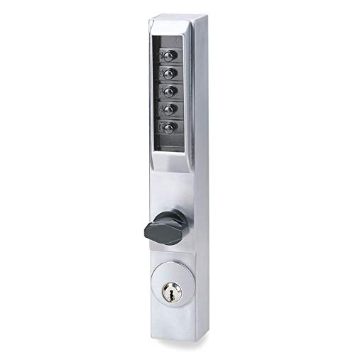 Kaba Simplex 3001-26D-41 Thumbturn Mechanical Pushbutton Lock for Aluminum & Glass Doors - Secure Entry Solution for Offices, Storefronts & Commercial Buildings