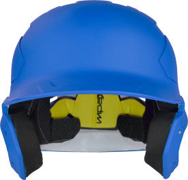 Rawlings Mach Carbon Adult One-Tone Baseball Helmet with Royal Blue Finish - Lightweight Protective Gear for Baseball, Softball & Training Practice