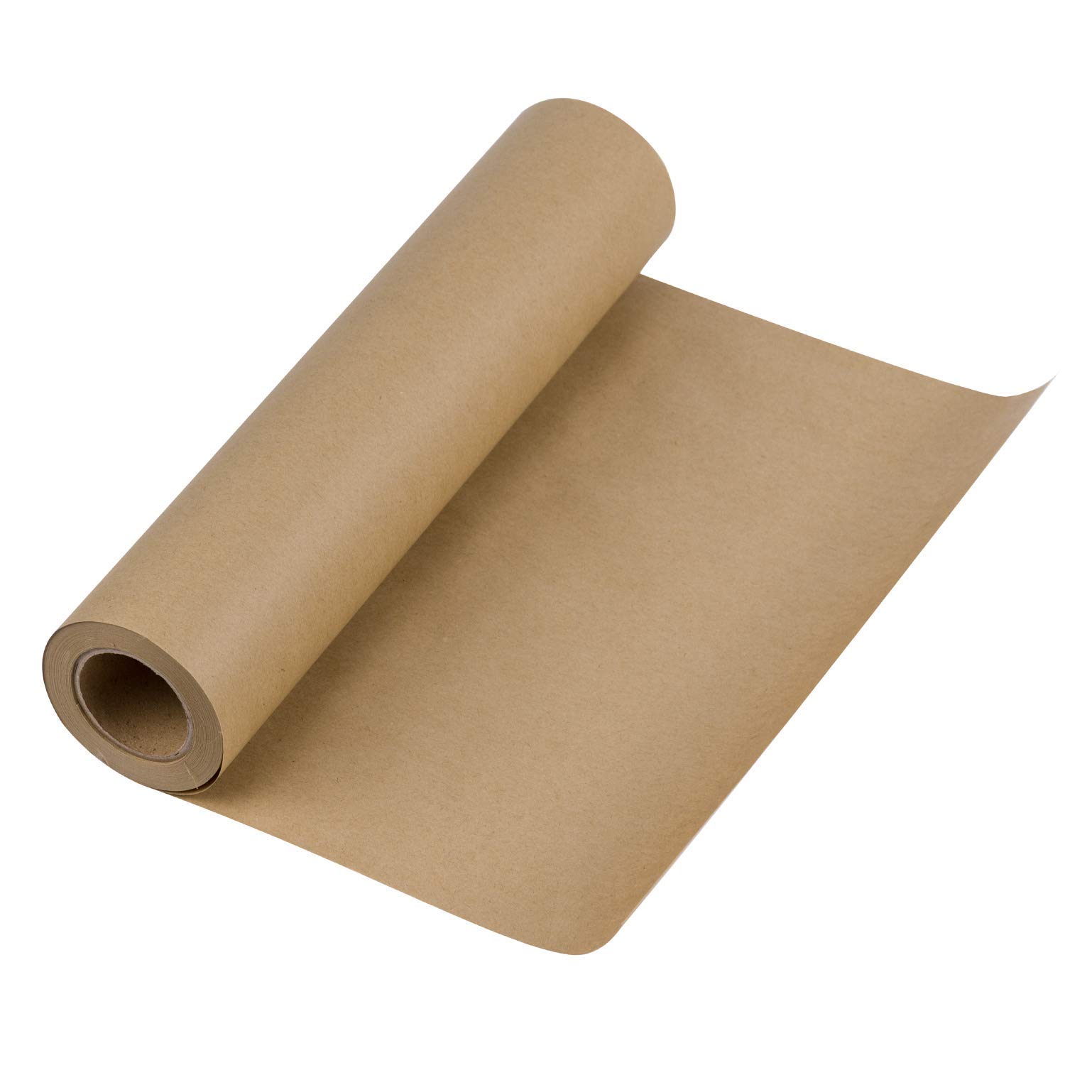Eco-Friendly 26 Inch x 20 Meter Natural Brown Kraft Paper Roll - 100 GSM Uncoated Packing Paper for Shipping, Gift Wrapping, DIY Crafts, Art Projects & Home Decor | Sustainable Packaging Solution for Businesses & Creative Minds