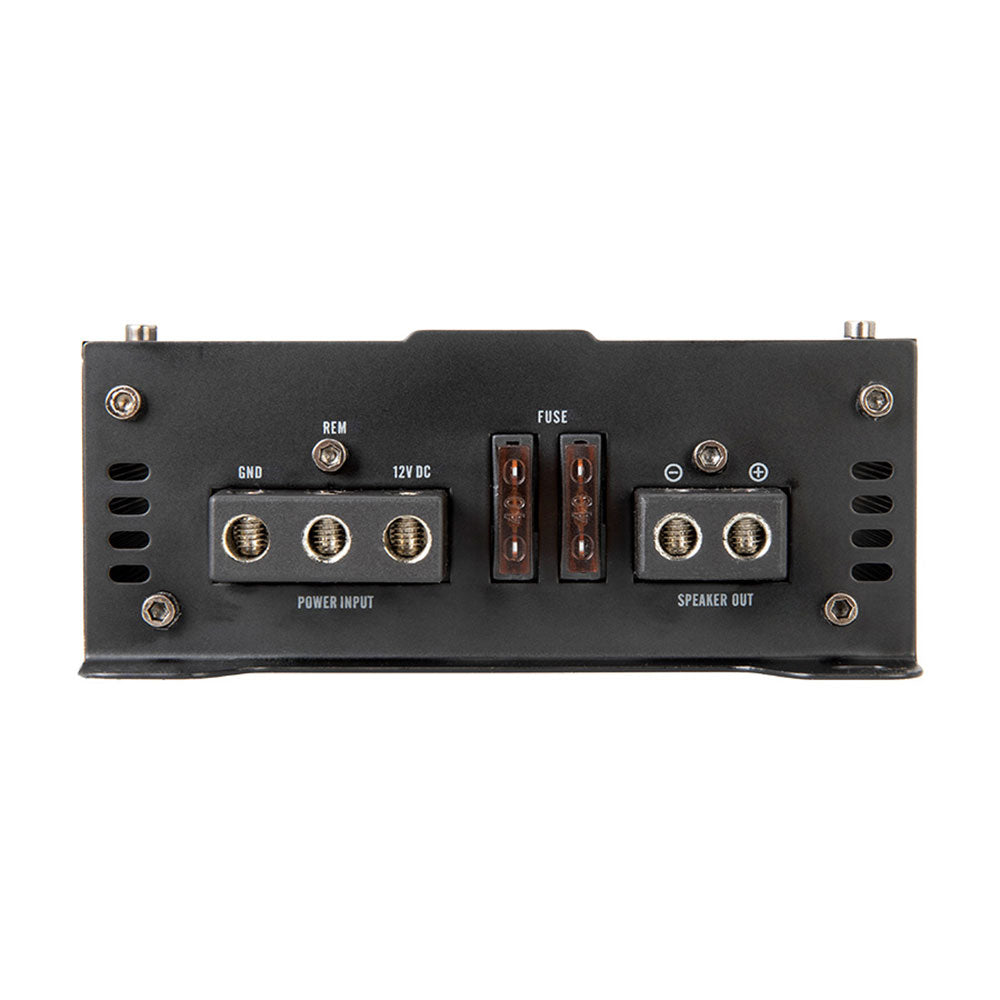 Power Acoustik SB1.5000D 5000W Peak (1700W RMS) SABER Series Class D Monoblock Car Amplifier with Bass Remote - High Power Audio for Subwoofers & Car Sound Systems