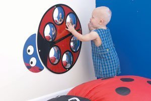 Children's Factory Lily the Ladybug Mirror - CF332-569 | Fun & Safe Wall Mirror for Kids' Rooms, Playrooms & Daycare Decor