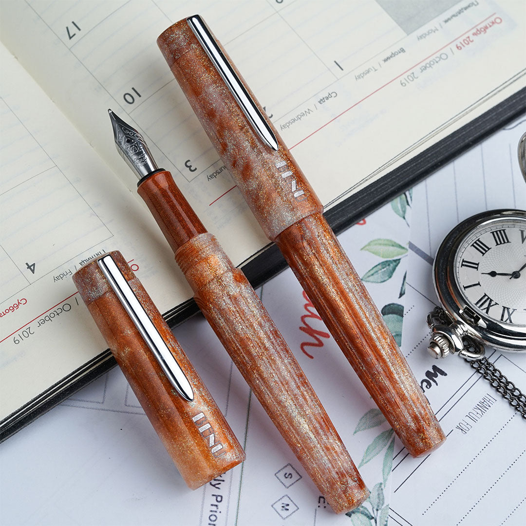 Benu DailyMate Fountain Pen - Premium Writing Instrument for Smooth Ink Flow, Comfortable Grip | Perfect for Journaling, Note Taking, and Calligraphy Practice