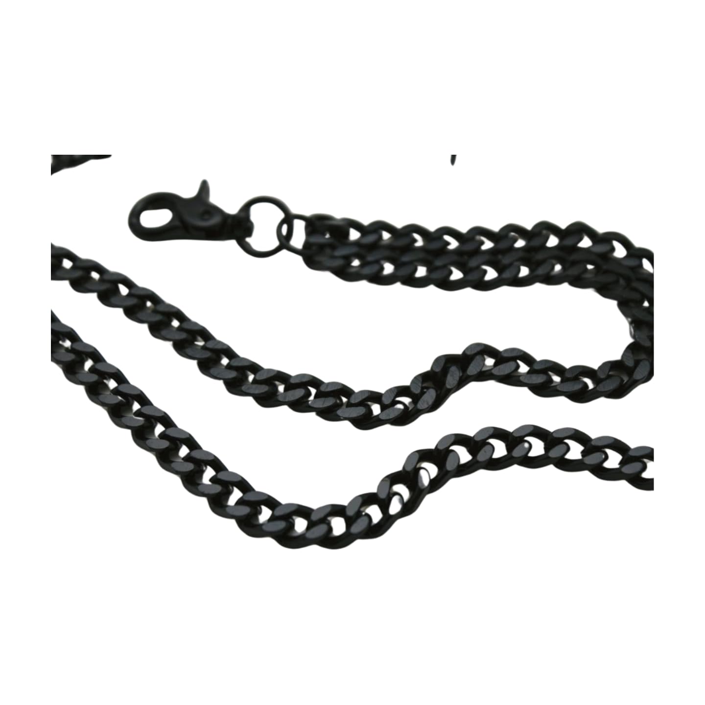 Men's Biker Wallet Chain - 2 Strands Motorcycle Keychain for Jeans & Accessories | Stylish Black Metal Links for Biker Fashion & Motorcycle Enthusiasts | Perfect for Everyday Use, Riding & Gifts