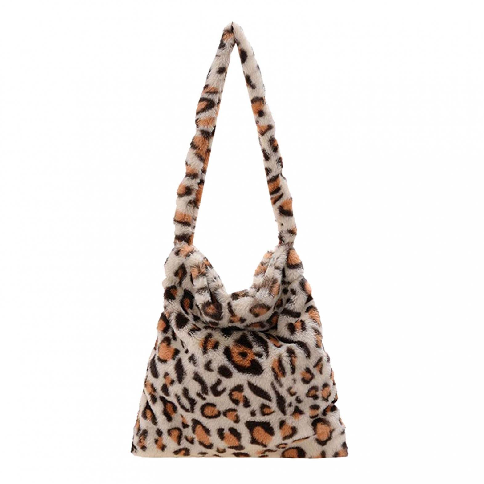 Fluffy Y2K Tote Bag for Women - Long Strap Furry Plush Purse, Large Cute Soft Shoulder Bag for Autumn Winter Fashion | Perfect for Shopping, Travel, and Daily Use