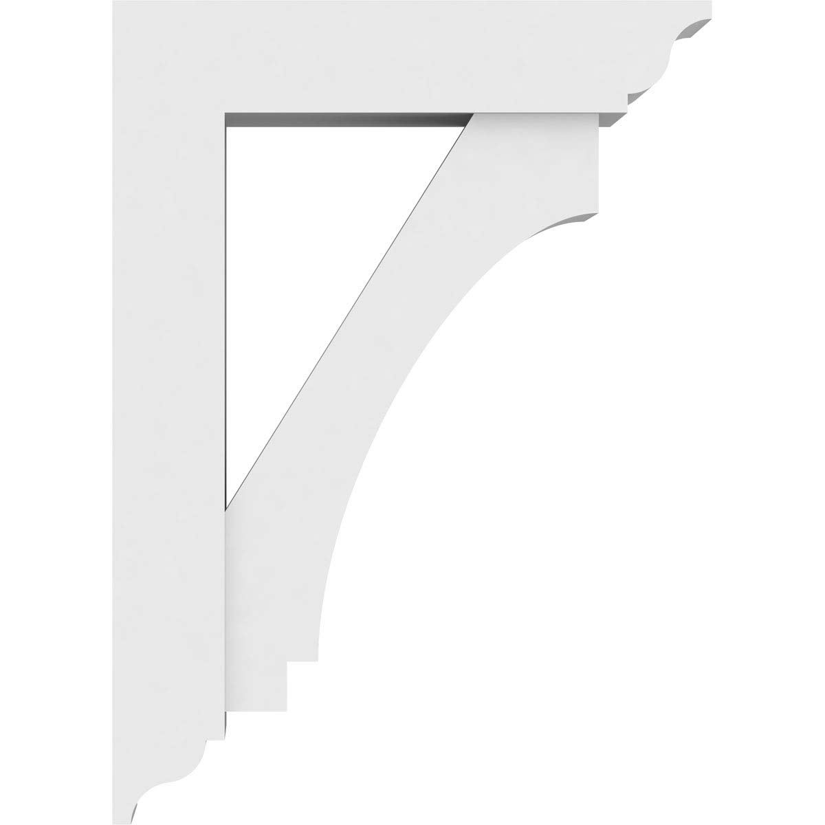 Ekena Millwork BKTP05X16X22IMP01 5