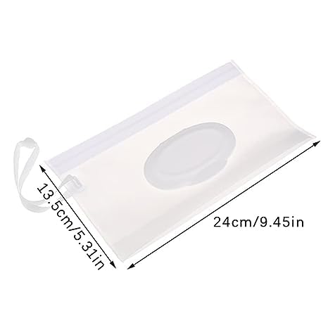 Portable Baby Wipe Travel Case - Refillable Moist Wipes Holder for Diaper Bags & On-the-Go | Keeps Wipes Fresh & Moist | Perfect for Travel, Stroller, Car & Diaper Changing