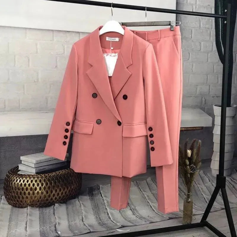 Premium Women's Pantsuit Set - Comfortable & Stylish Business Attire for Office, Interviews & Professional Events