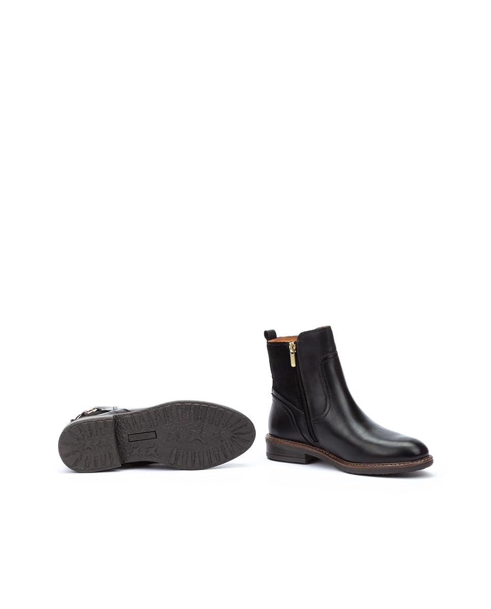 PIKOLINOS Women's Leather Flat Ankle Boots - Aldaya Style Comfortable Casual Shoes for Walking, Work & Everyday Wear