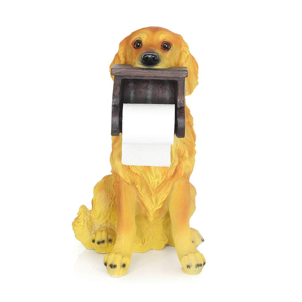 QIFFIY Cartoon Animal Toilet Paper Holder - No Punching Bathroom Tissue Roll Stand, Paper Towel Dispenser & Storage Box (Color B) - Perfect for Kids' Bathrooms, Guest Toilets & Themed Decor