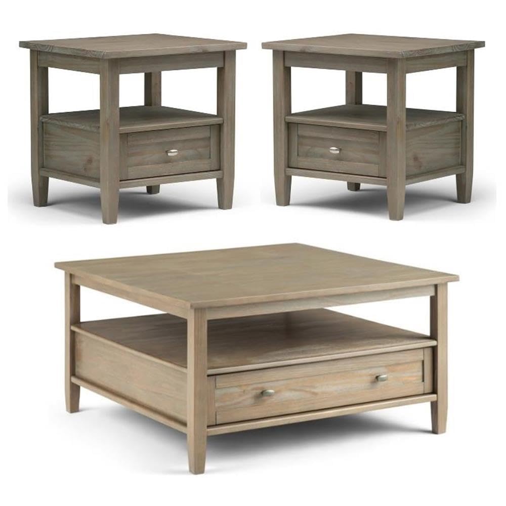 Modern 3-Piece Coffee Table Set - 36