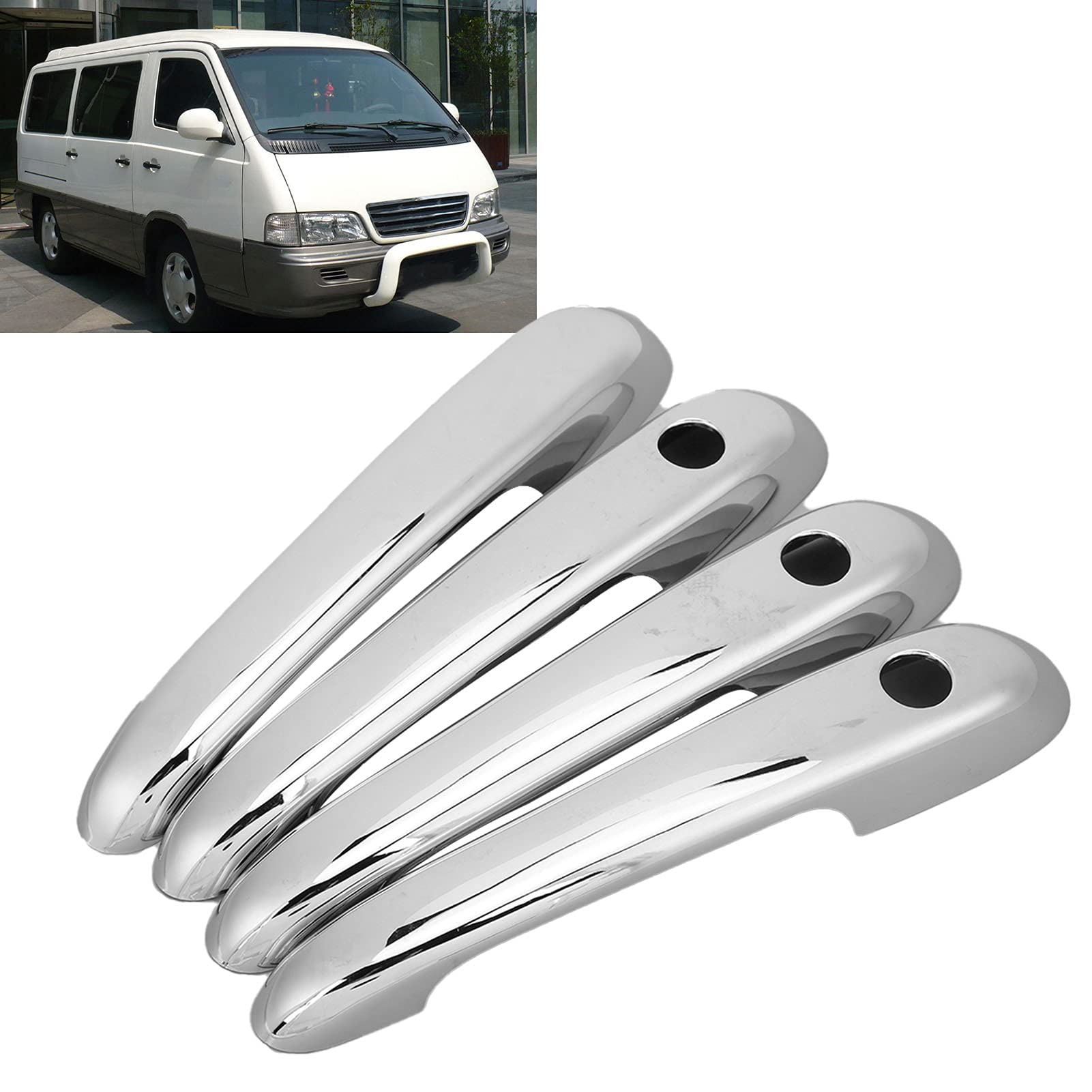 4-Pack Door Handle Covers - Universal Left & Right Hand Door Handle Protectors, Easy Installation Anti-Scratch Safety Covers for Home, Office & Car Doors (Perfect for Kids & Pets)