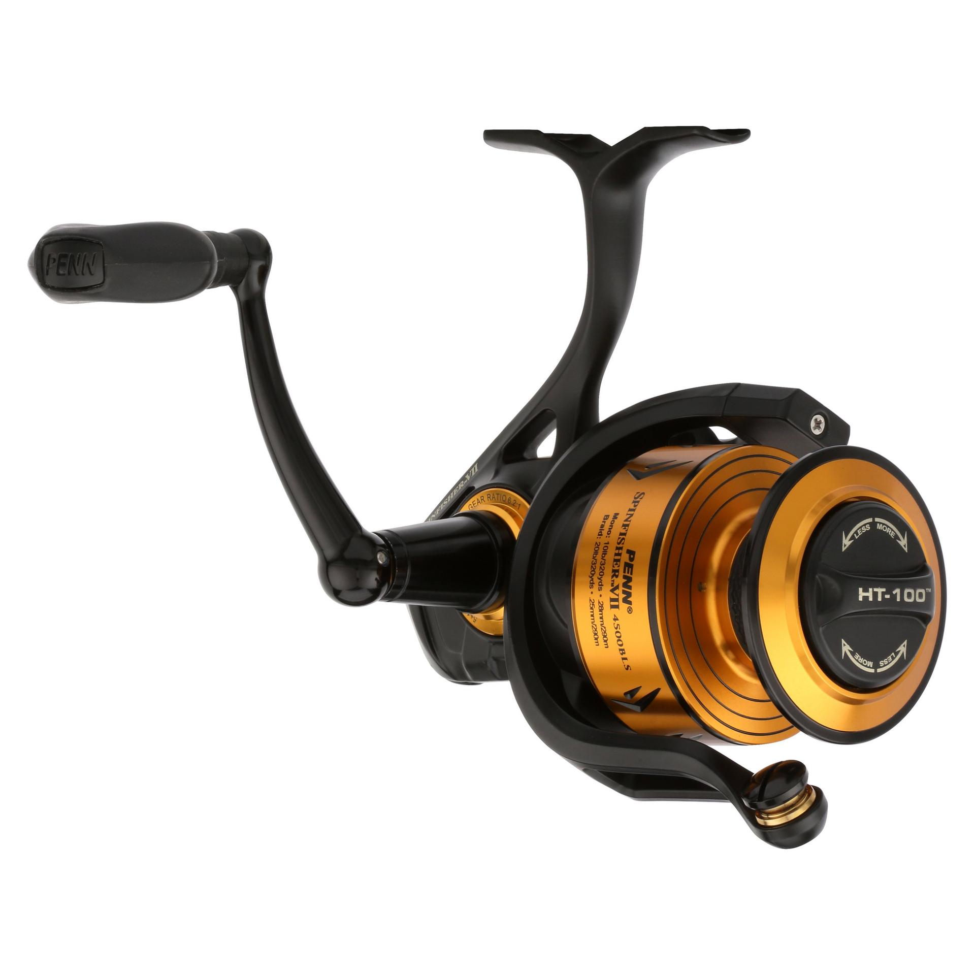 Penn Spinfisher VII Bailess Spinning Reel - Saltwater Fishing Reel for Surf, Pier & Offshore Fishing - Corrosion-Resistant with HT-100 Drag System