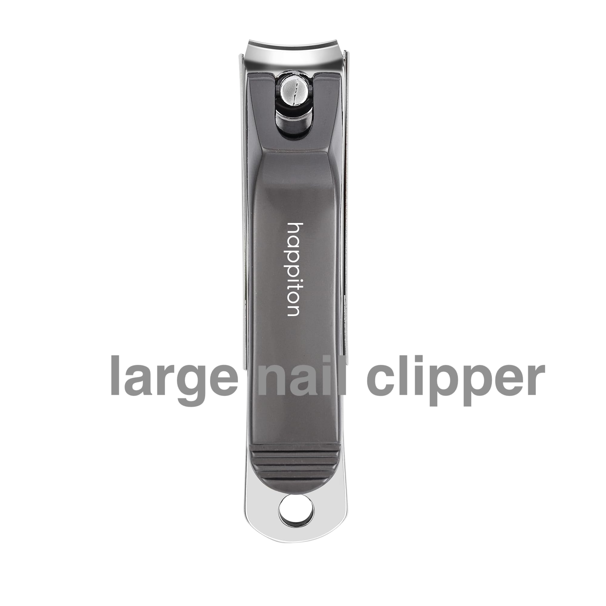 Premium Stainless Steel Nail Clippers Set - 3PCS Professional Fingernail & Toenail Cutters for Women & Men with Storage Case (Black) | Perfect for Home, Travel, and Salon Use