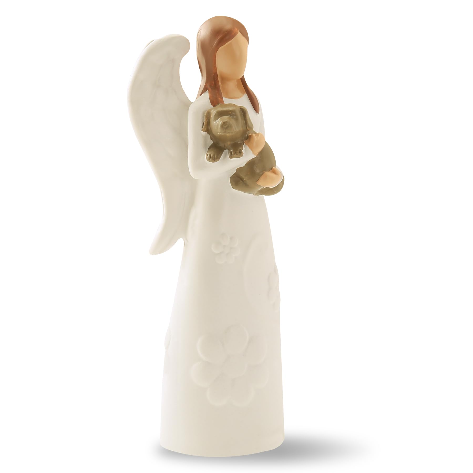 Dog Memorial Gifts for Women - Guardian Angel Figurine with Dog, Sympathy Gift for Dog Loss, Bereavement Keepsake for Passing Pets | Comforting Gift for Dog Lovers, Pet Loss Support, Home Memorial Decor