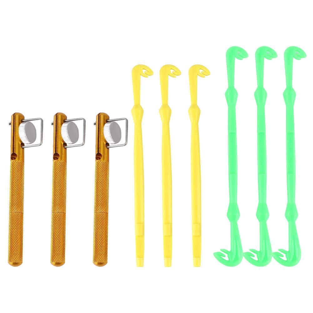 **Fishing Loop Tyers & Knot Tying Tool Set – 3-Piece Nail Knot Tyer, Hook Loop Tyer, Fishhook Remover & Disgorger for Fly Fishing – Perfect for Securing Hooks, Removing Fishhooks & Tying Strong Knots**