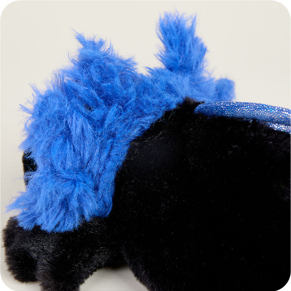 Black Axolotl Warmies Junior - Microwaveable Plush Heating Pad for Kids | Perfect for Bedtime, Anxiety Relief & Cold Weather Comfort