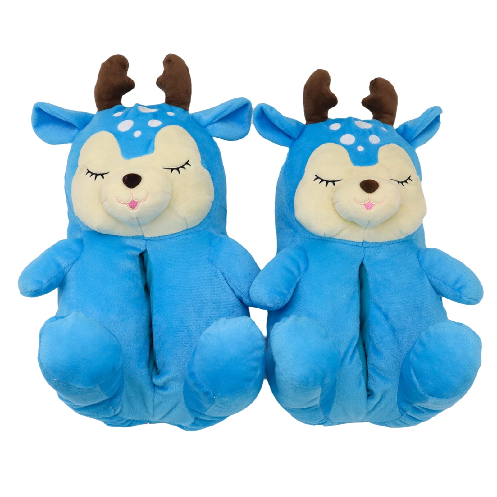 Cozy Women's Plush Teddy Bear Slippers - Soft Anti-Slip Indoor House Shoes for Women & Girls - Warm Winter Fuzzy Animal Slippers for Home, Lounge & Gift Giving