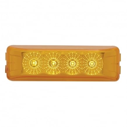 United Pacific 39463 Amber 4 LED 3.75