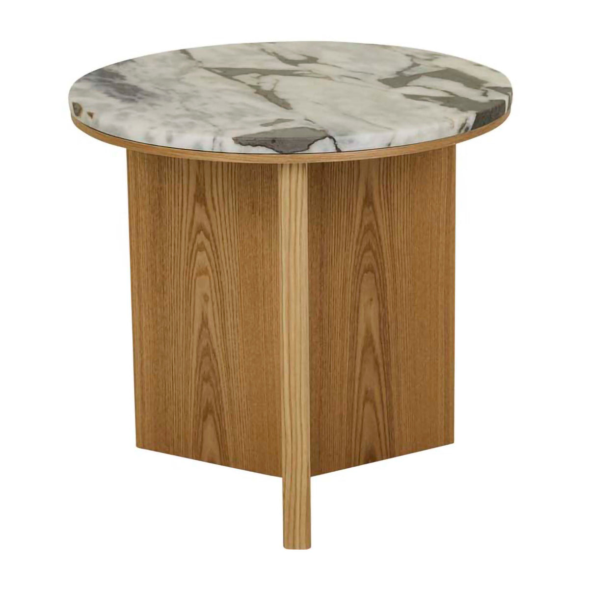 Elsie Side Table - Modern Nightstand with Storage Shelf, Small End Table for Living Room, Bedroom, Office - Perfect for Holding Lamps, Books & Decor