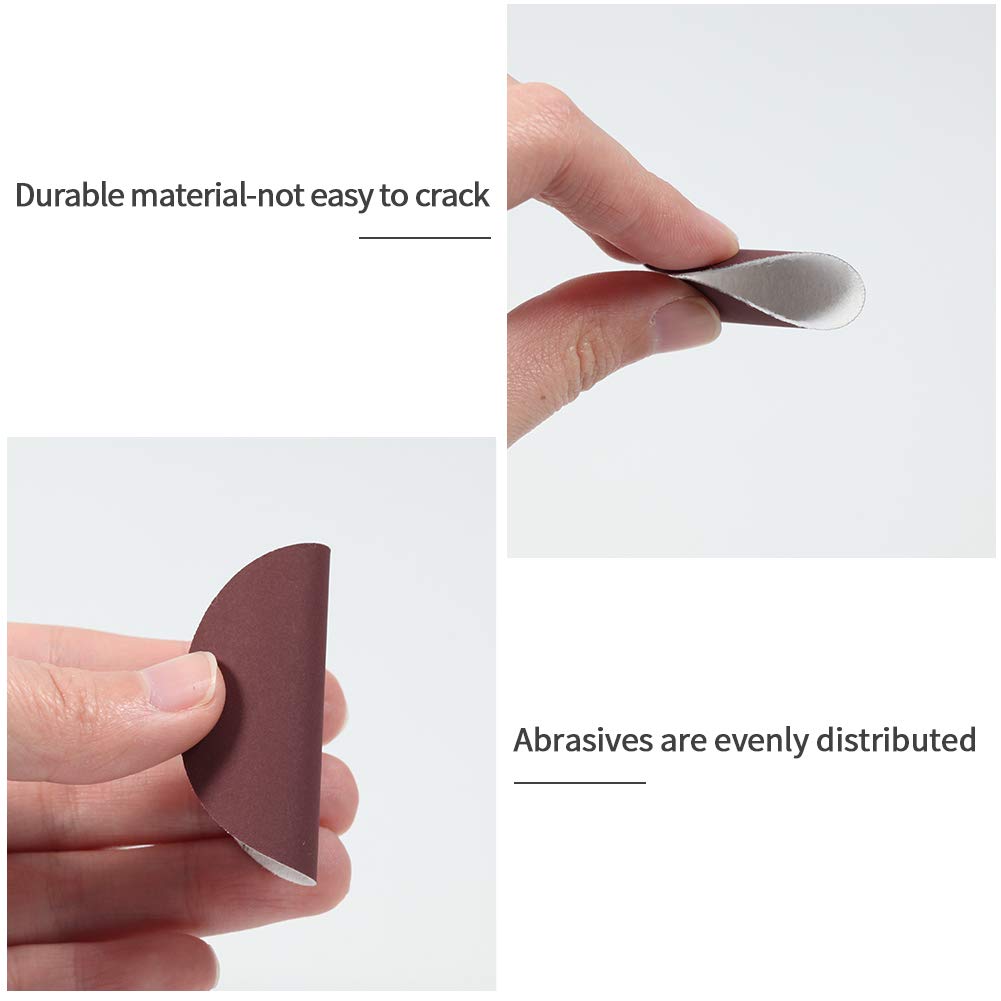 SPEEDWOX 100-Pack 2 Inch 2000 Grit Hook and Loop Sanding Discs for Sanders, Drills, Grinders & Rotary Tools - Perfect for Woodworking, Auto Body & DIY Projects