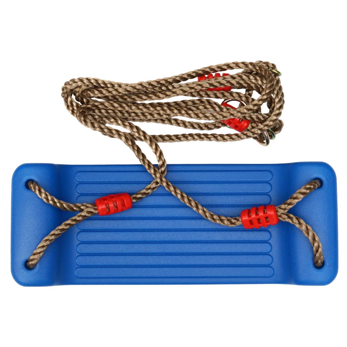 TOYANDONA Adjustable Kids Garden Swing Seat with Ropes - Outdoor Swing Chair for Children, Backyard & Playground Toys (Blue) - Perfect for Outdoor Play, Backyard Fun, and Garden Activities
