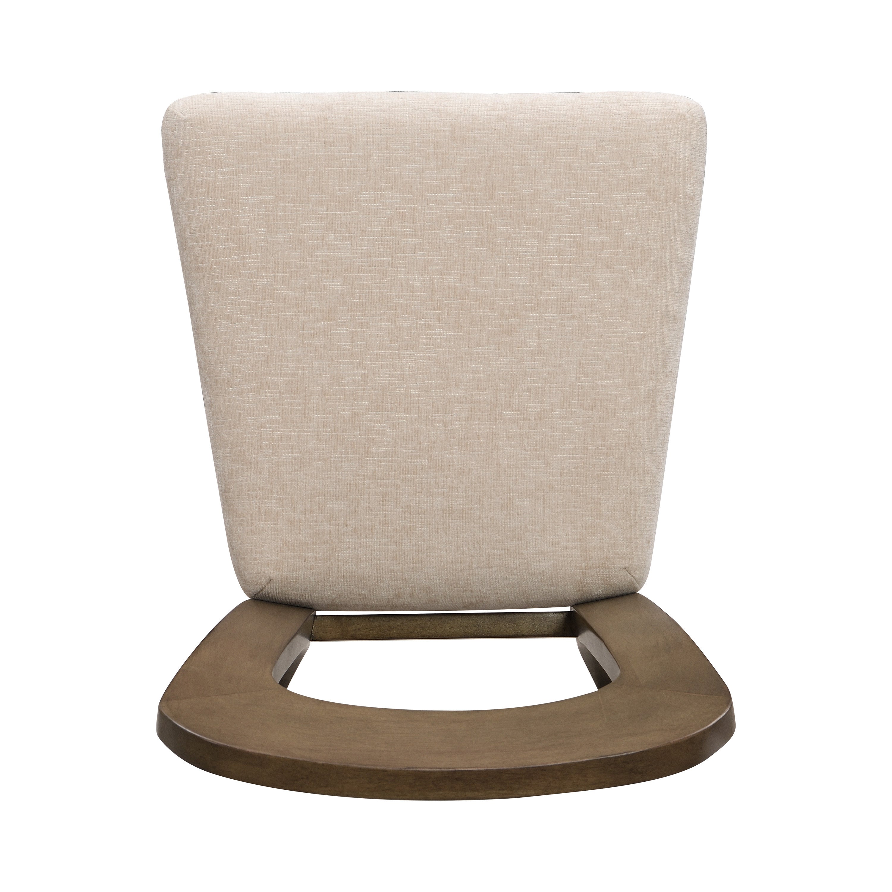 Set of 2 Upholstered Dining Chairs with Beige Fabric & Light Brown Rubber Wood Legs - 330 LBS Capacity - Perfect for Kitchen, Dining Room, Breakfast Nook & Small Space Decor