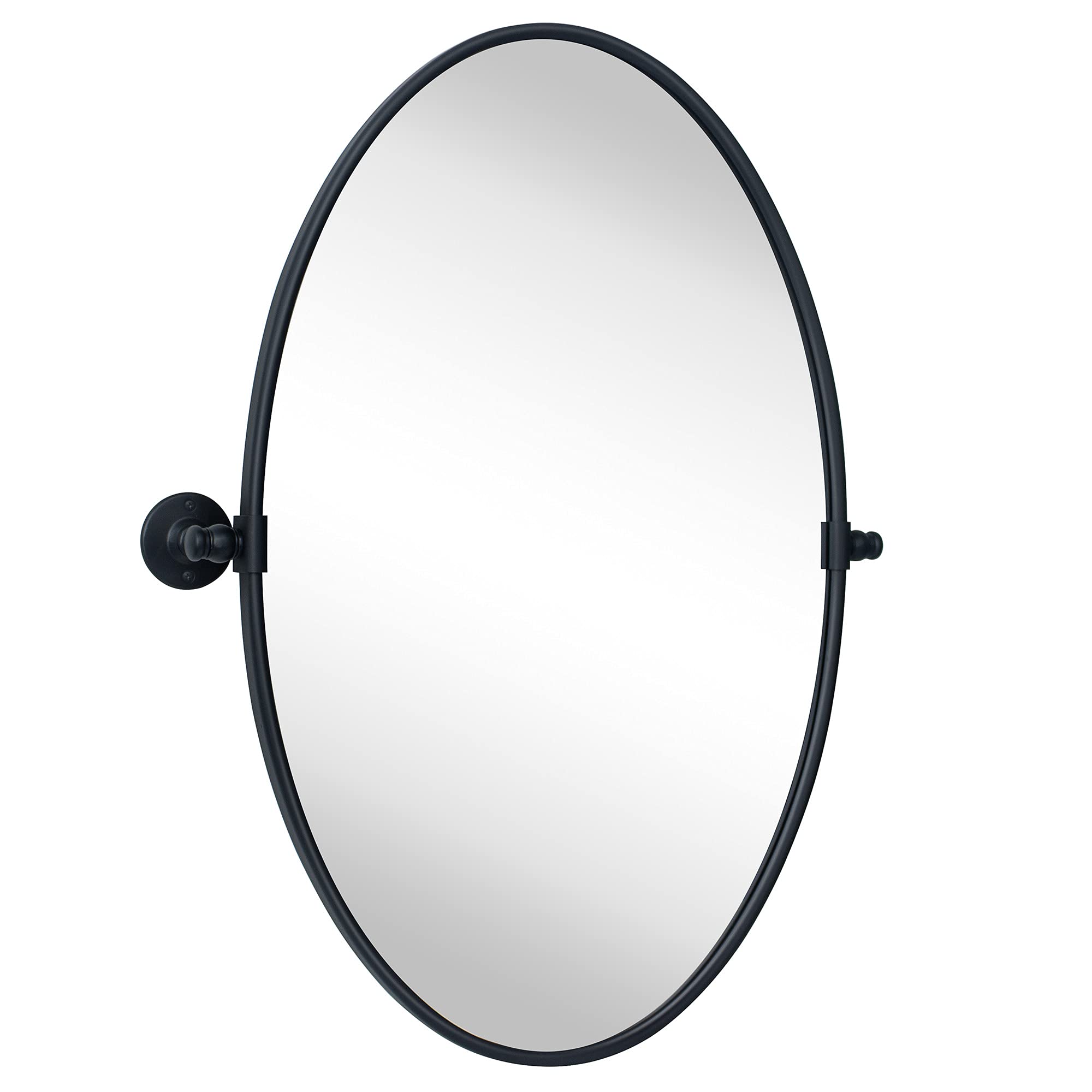 TEHOME Black Oval Vanity Mirror 20x30