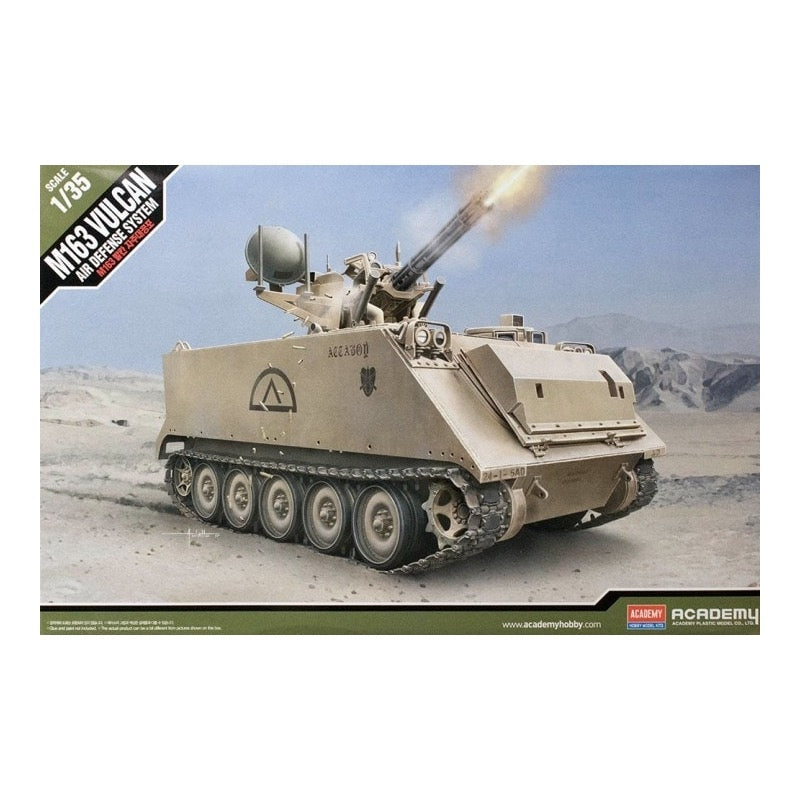 1/35 Scale US Army M163 Vulcan Air Defense System Model Kit - Academy 13507 - Perfect for Military Enthusiasts & Model Builders - Display, Collect, or Gift for History Buffs