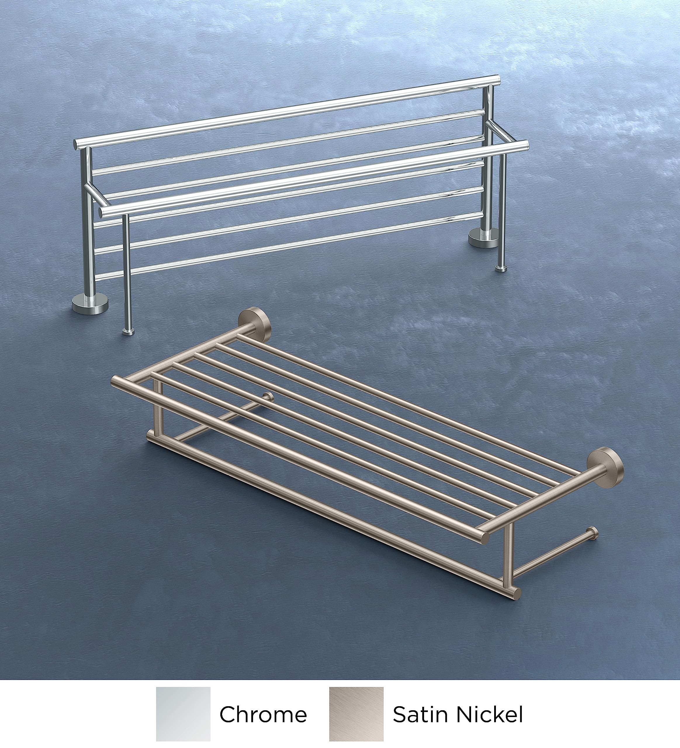Gatco 4647 Modern Minimalist Towel Rack - 25.75