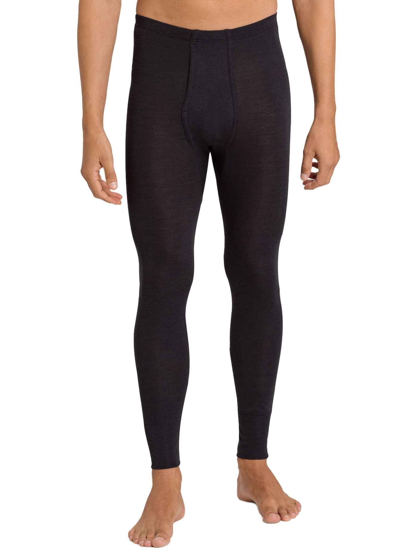 Hanro Men's Woolen Silk Long Underwear - Thermal Base Layer for Winter, Cold Weather & Outdoor Activities - Hiking, Skiing & Snowboarding