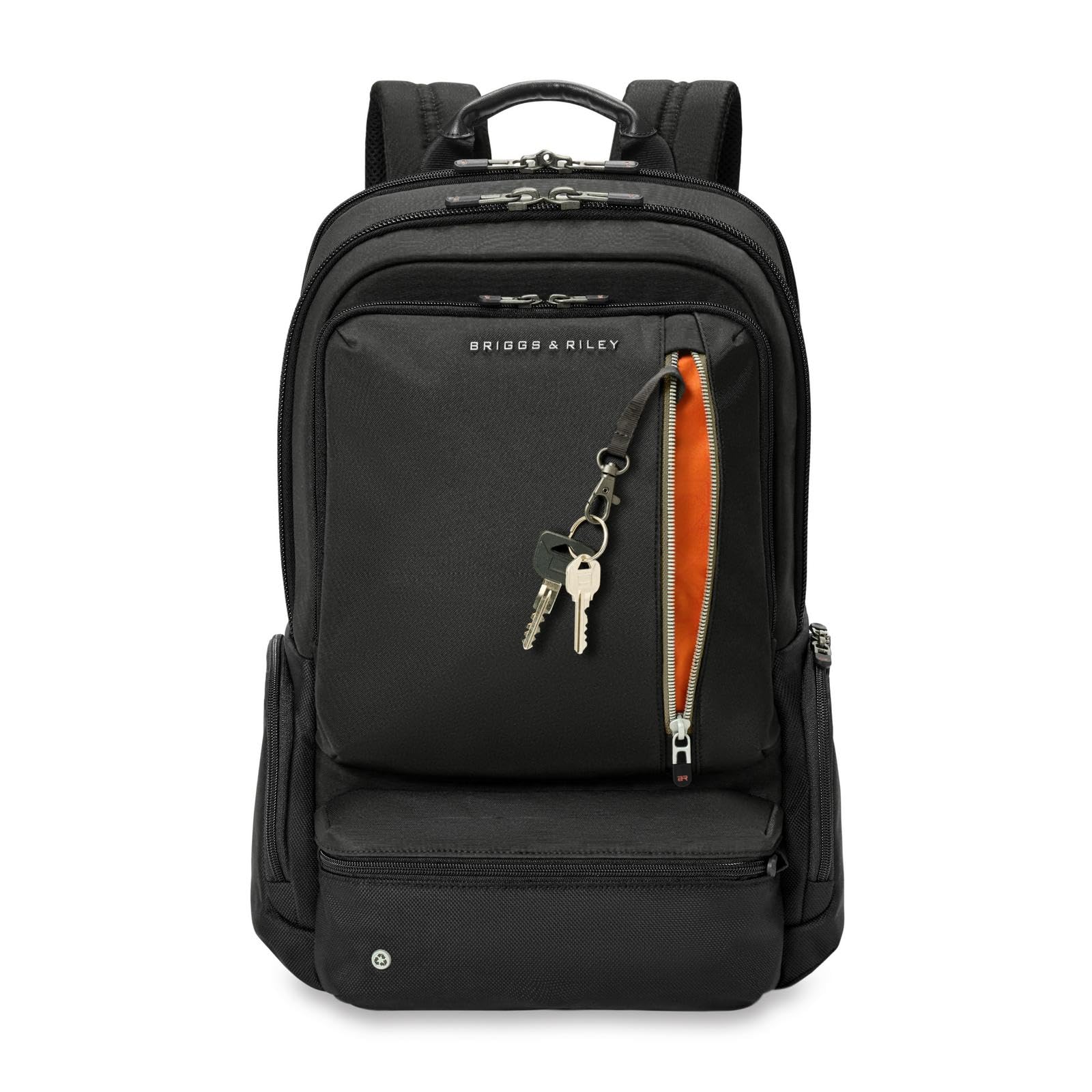 Briggs & Riley HTA Large Cargo Backpack - Durable Black Travel Backpack for Business & Commuting - Perfect for Laptops, Work Essentials & Weekend Getaways