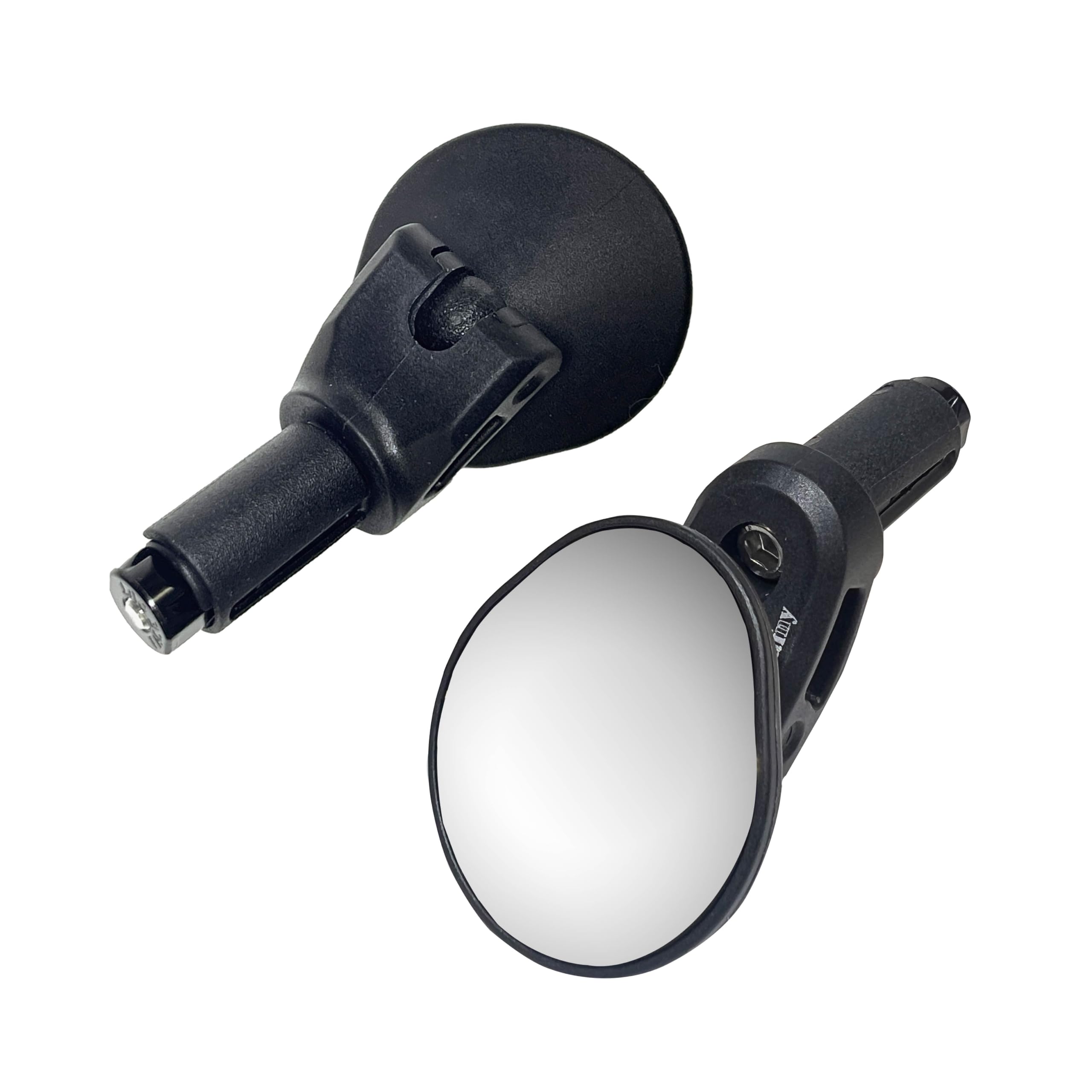 Hafny Drop Bar Bike Mirror - HD Shatter-Proof Convex Blue Glass Mirror for Road Bikes | Bar End Bicycle Mirror with Automotive Grade Glass Lens | Perfect for Commuting, Touring & Road Cycling Safety