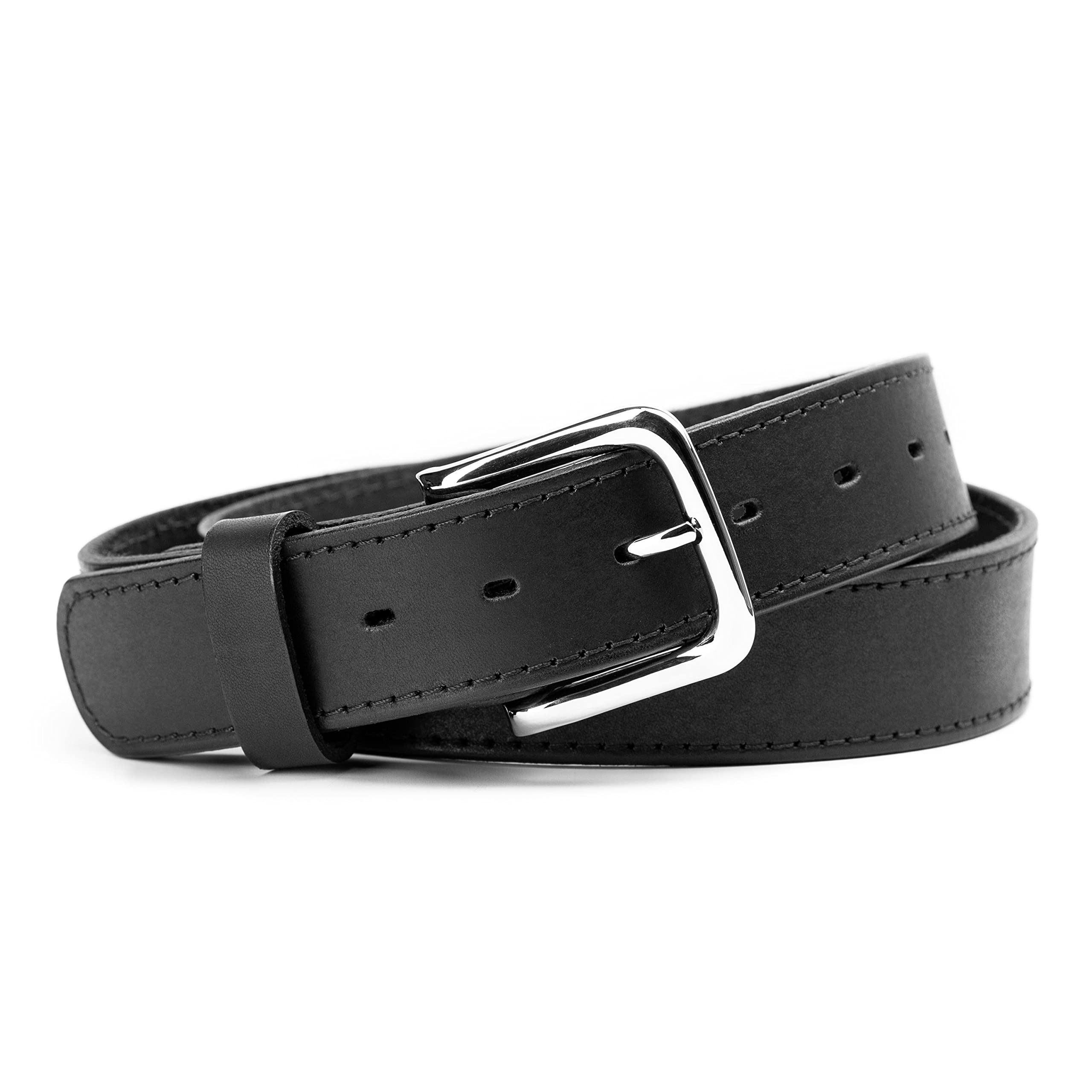 Main Street Forge The Foreman Leather Belt for Men | Genuine Full Grain Leather | Handcrafted in USA | Durable & Stylish for Work, Casual & Outdoor Activities