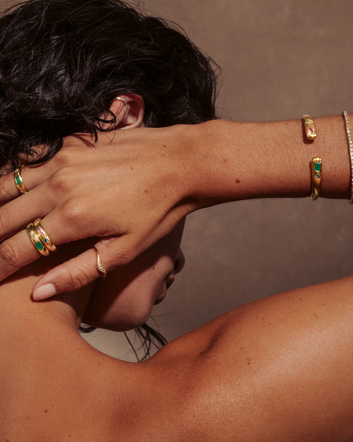 18K Gold Vermeil Connect to the Universe Ring - Zodiac Sign Jewelry for Women, Dainty Stackable Ring for Spiritual Healing & Positive Energy - Perfect for Meditation, Yoga & Boho Fashion