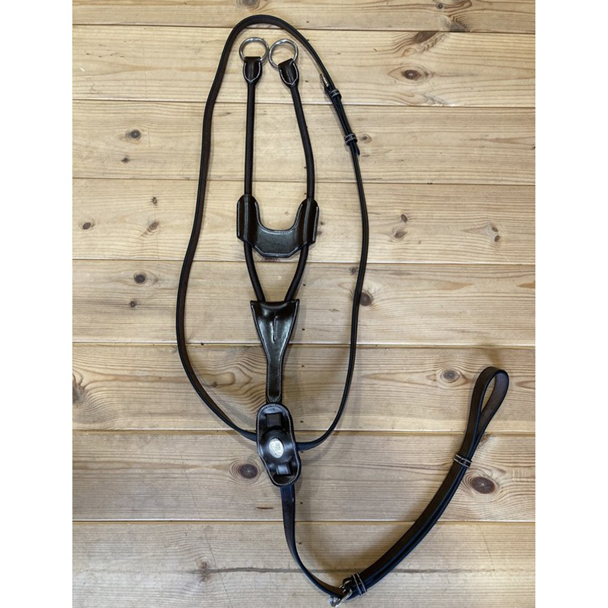 Jump'in Elastic Running Martingale - Adjustable Horse Training Aid for Jumping & Dressage - Perfect for Equestrian Sports & Riding Lessons