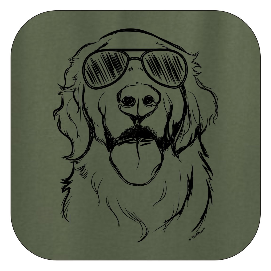 Golden Retriever Hoodie with Sunglasses - Cute Dog Sweatshirt Gift for Pet Lovers - Perfect for Birthdays, Holidays & Dog-Themed Parties